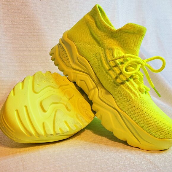 ESSENTIAL SNEAKERS -NEON YELLOW - Picture 8 of 9